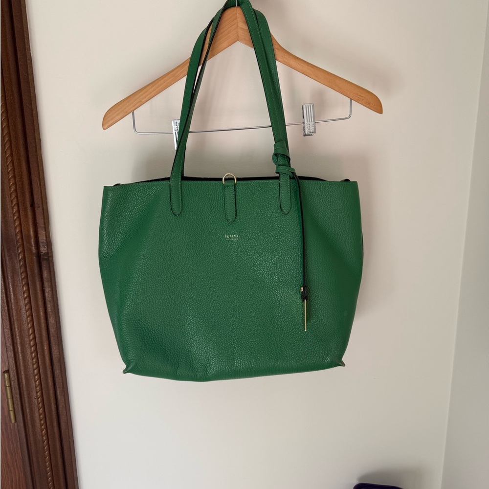 Pepita Italian Leather Tote Bag